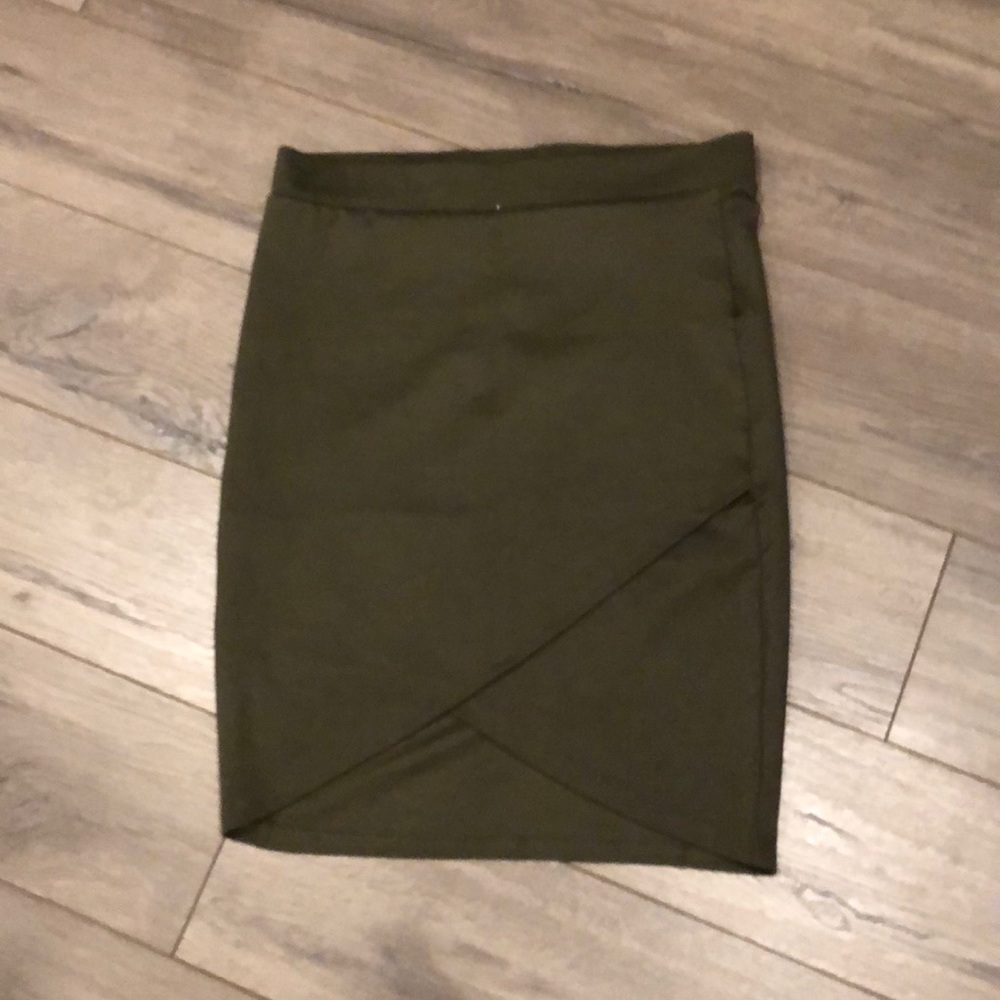 Only Olive Green Mini Skirt